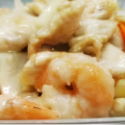 Chicken and King Prawns